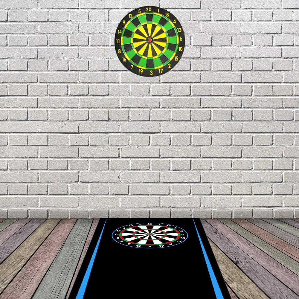 Kingpower Dartmatte Dart Teppich Turnier Matte Abwurflinie Bodenschutz Zubehör Dartpfeile Dartscheib