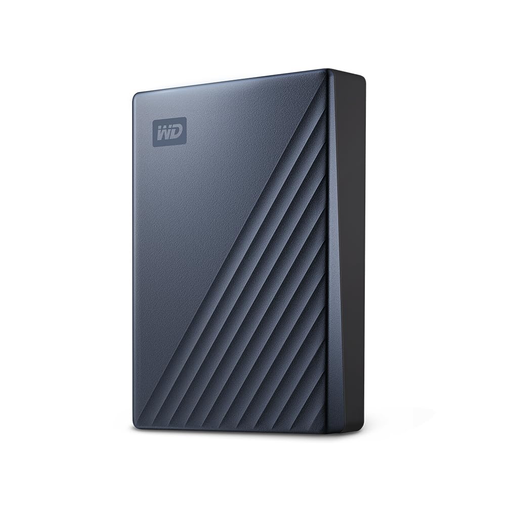 WD My Passport Ultra externe Festplatte 5 TB (mobiler Speicher, Metallgehäuse, herunterladbare Softw