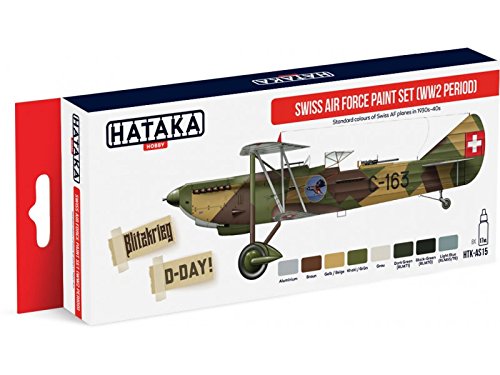 Hataka Hobby - Swiss Air Force Paint Set (ww2 period)