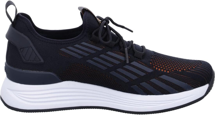 ARA Herren Chicago Sneaker 40 EU Blue Orange, 40 EU Blue Orange