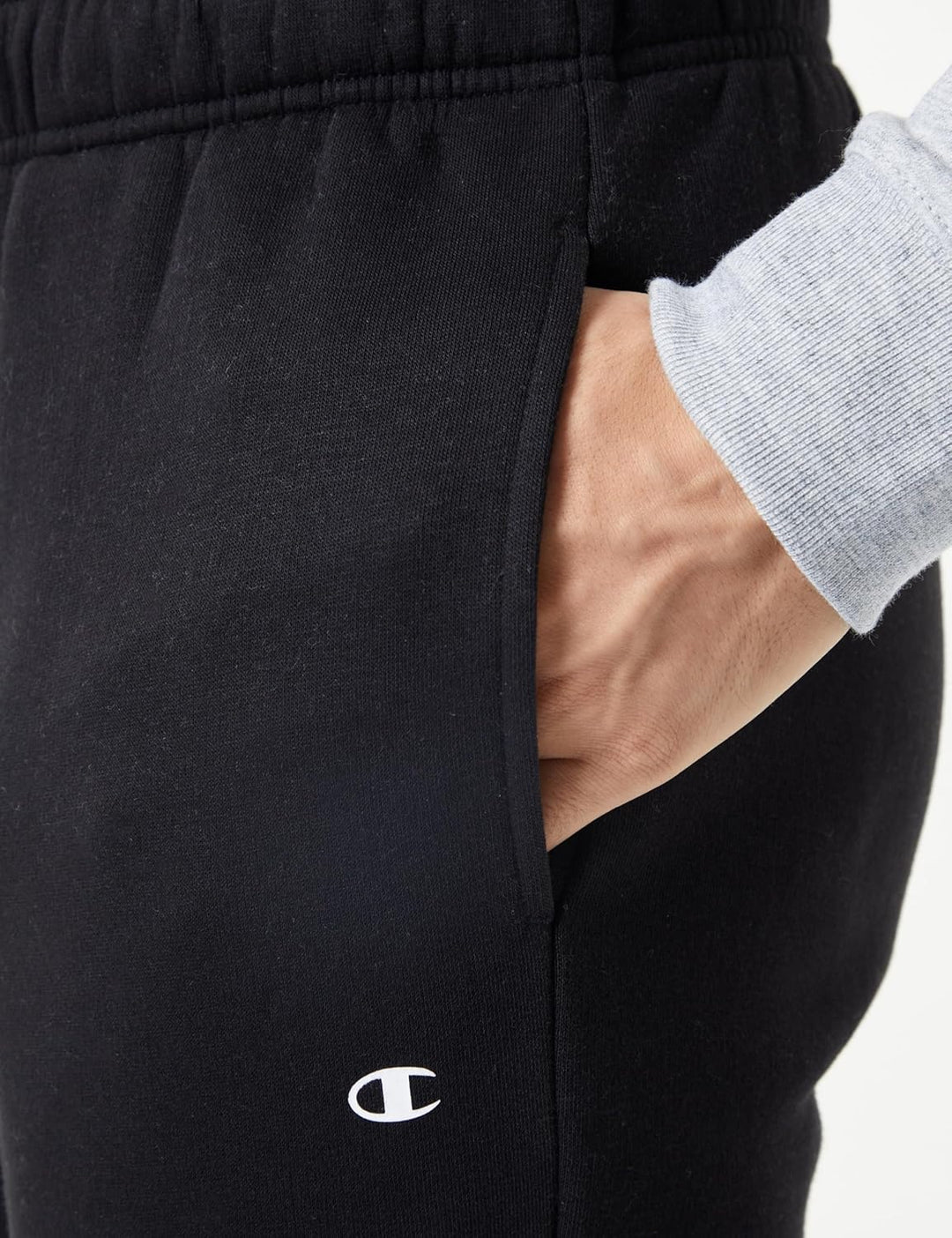 Champion Herren Legacy Tracksuits Color Block Trainingsanzug S Grigio Melange/Nero, S Grigio Melange