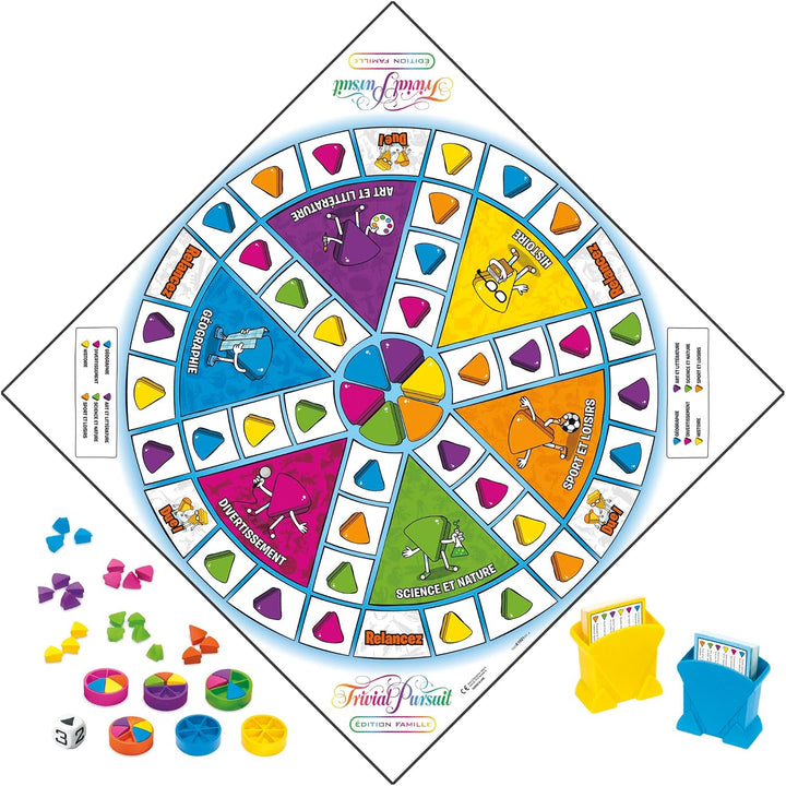 Trivial Pursuit - Gesellschaftsspiel Trivial Pursuit Famille - Denkspiel - Französische Version Fran