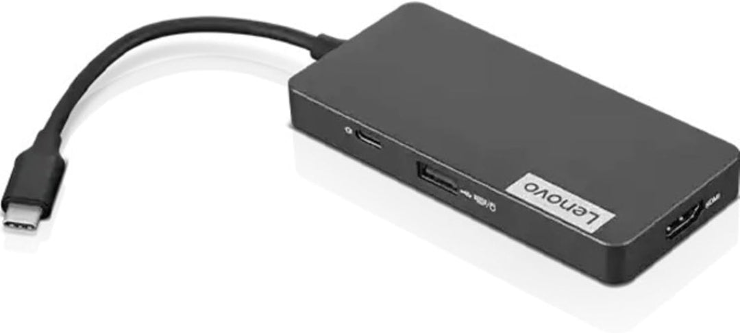 Lenovo USB-C 7-in-1 Hub, Schwarz Single, Single