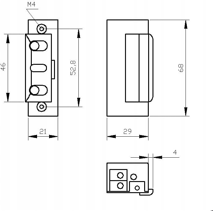 Elektrischer Öffner R4 12 V AC/DC Basic elektrisch 12 V