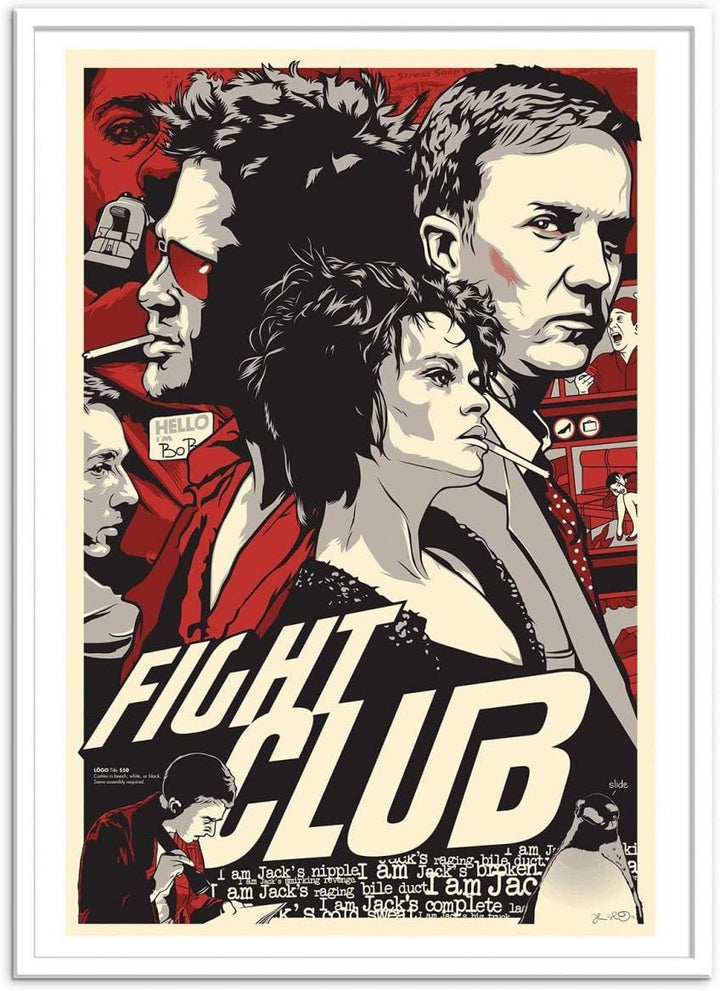 Wall Editions Art-Poster - Fight Club - Joshua Budich