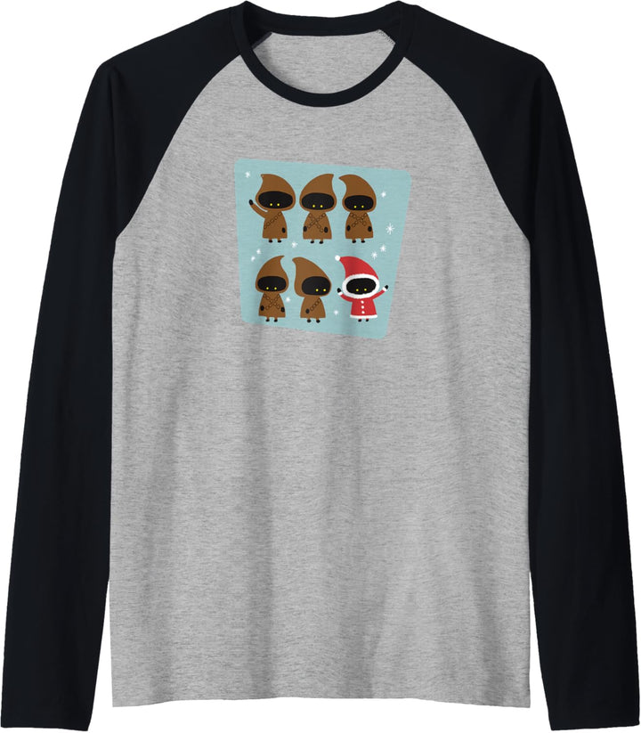 Star Wars Christmas Jawas Stack Raglan