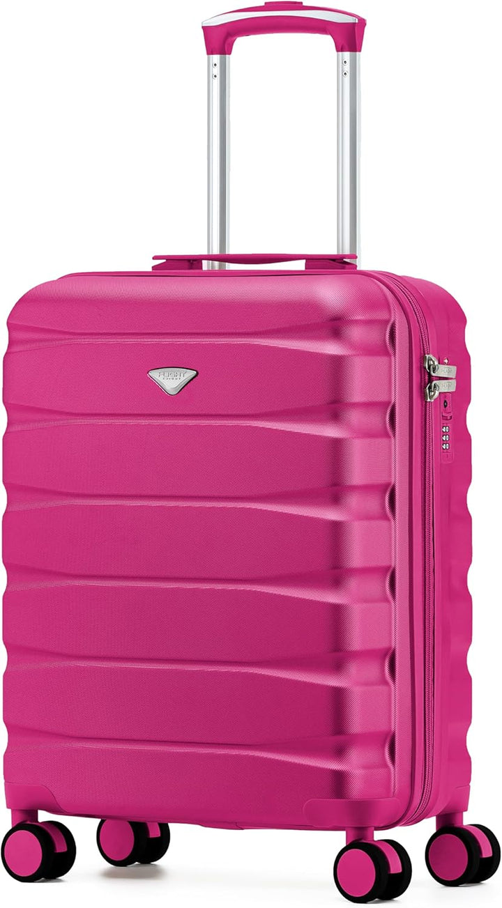 Flight Knight Leichter Koffer 29 Zoll Gross Check In Koffer ABS Hartschale 4 Rollen Fuer easyJet Bri