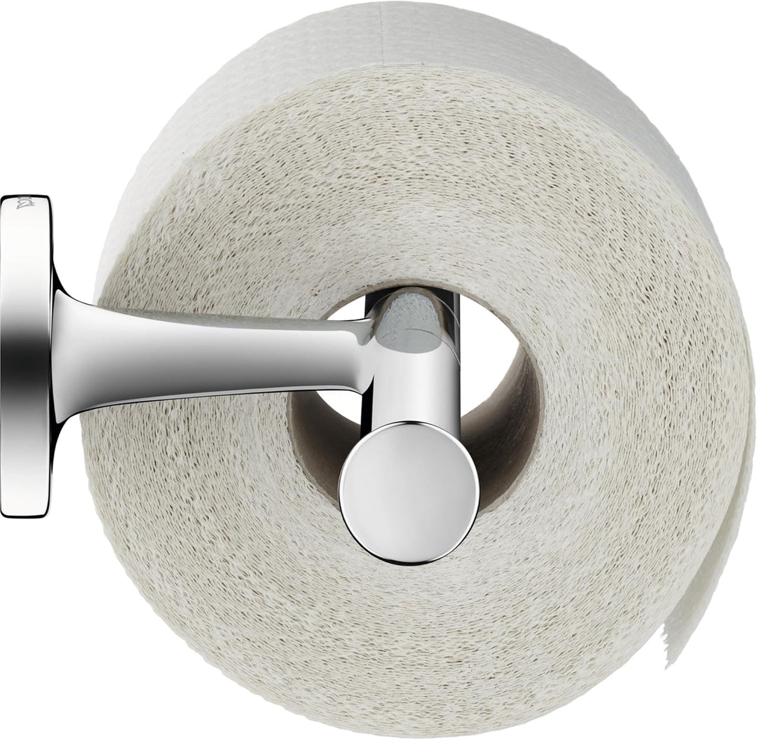 Duravit Papierrollenhalter Starck T, für 2 Rollen, Wandmontage, Chrom ohne Deckel für 2 Rollen Chrom