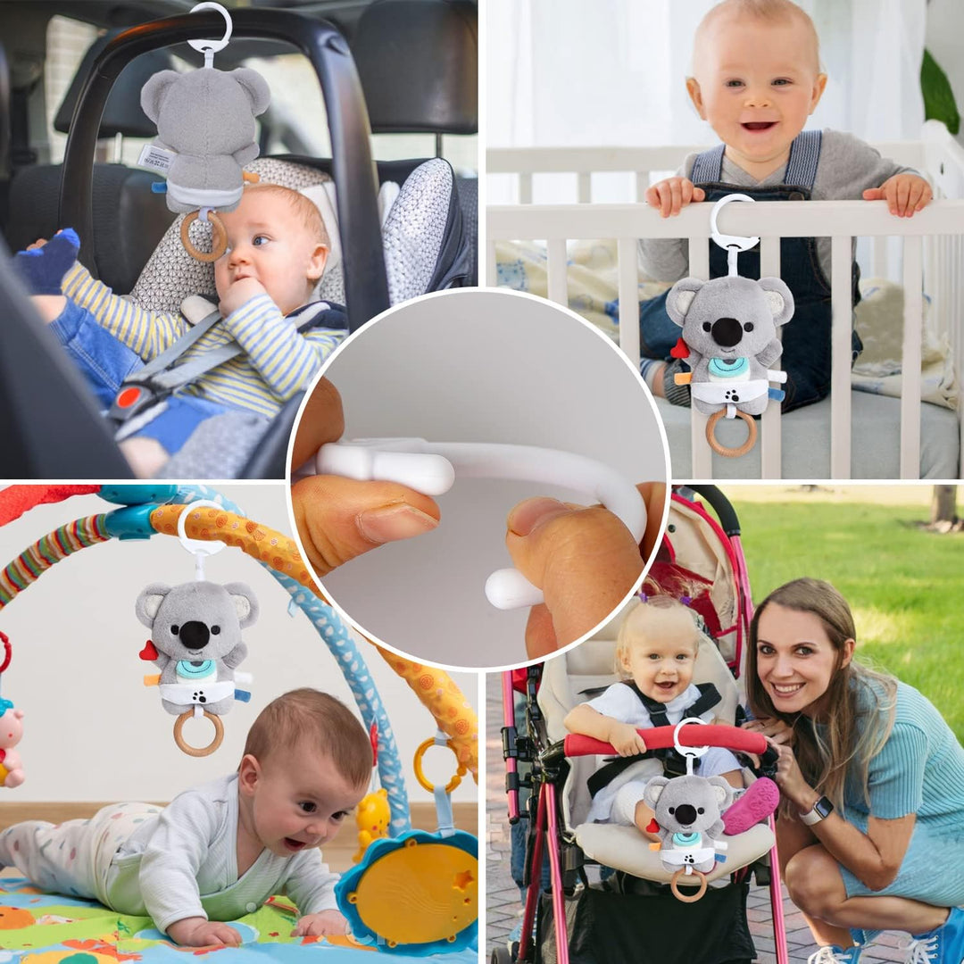 Spieluhr Baby Einschlafhilfe, Plüschtier Spielzeug mit weiche Wiegenlied für 0+ Monaten Mädchen Jung