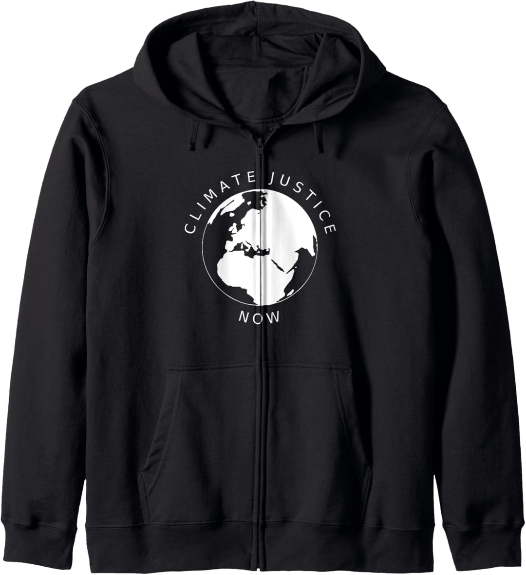 Climate Justice Now Protest Klimastreik Erderwärmung Kapuzenjacke