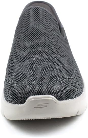 Skechers Herren Go Walk Flex Hausschuh 40 EU Dark Grey Textile, 40 EU Dark Grey Textile