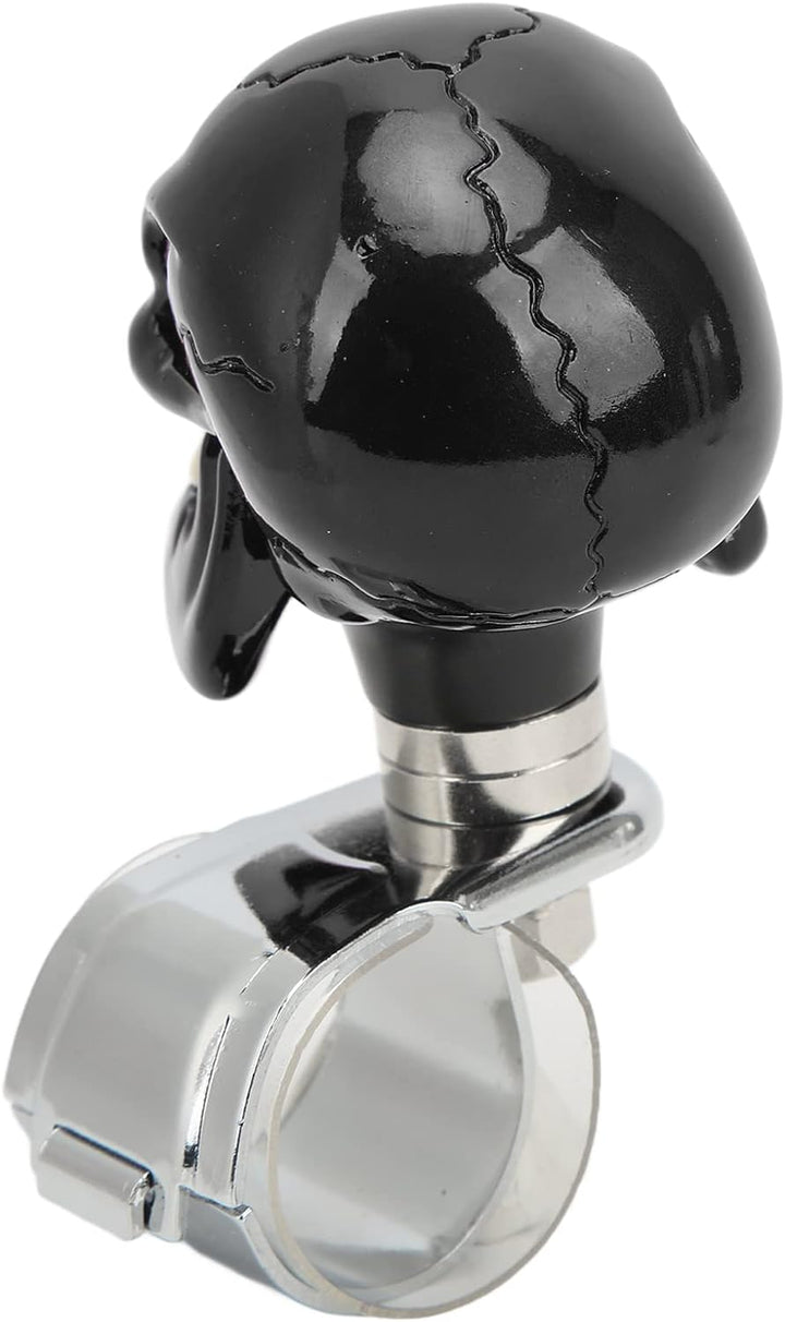 Lenkradknauf, Totenkopf-Lenkradknauf Spinner Suicide Power Handle für Autos, LKW, Traktoren, Boote(S