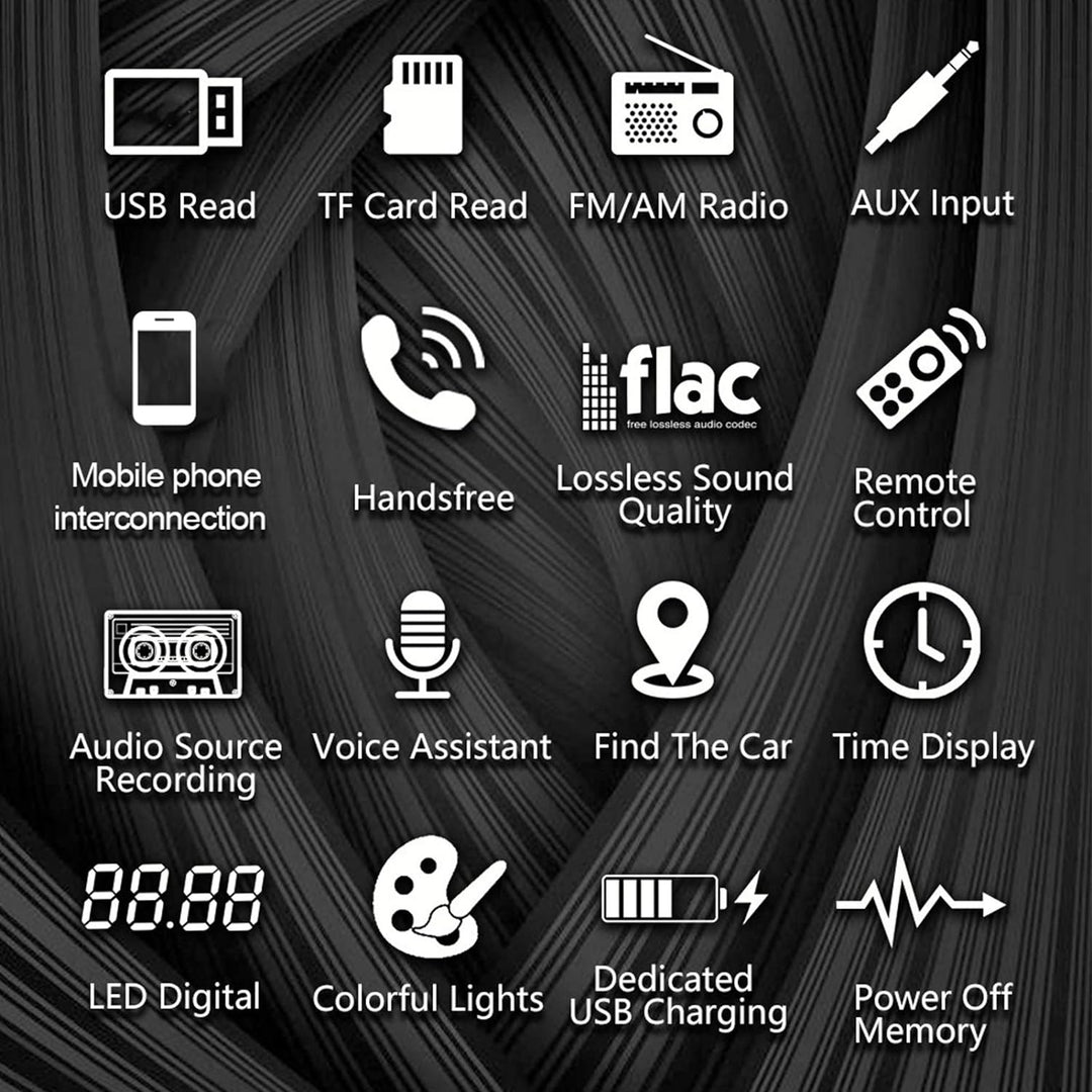 Autoradio Bluetooth Autoradio mit Bluetooth Freisprecheinrichtung, Auto MP3-Player, 12V 1 DIN Blueto