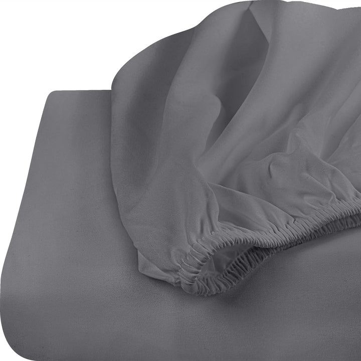 Utopia Spannbettlaken 6-teilig Grau Twin grau, Twin Grau