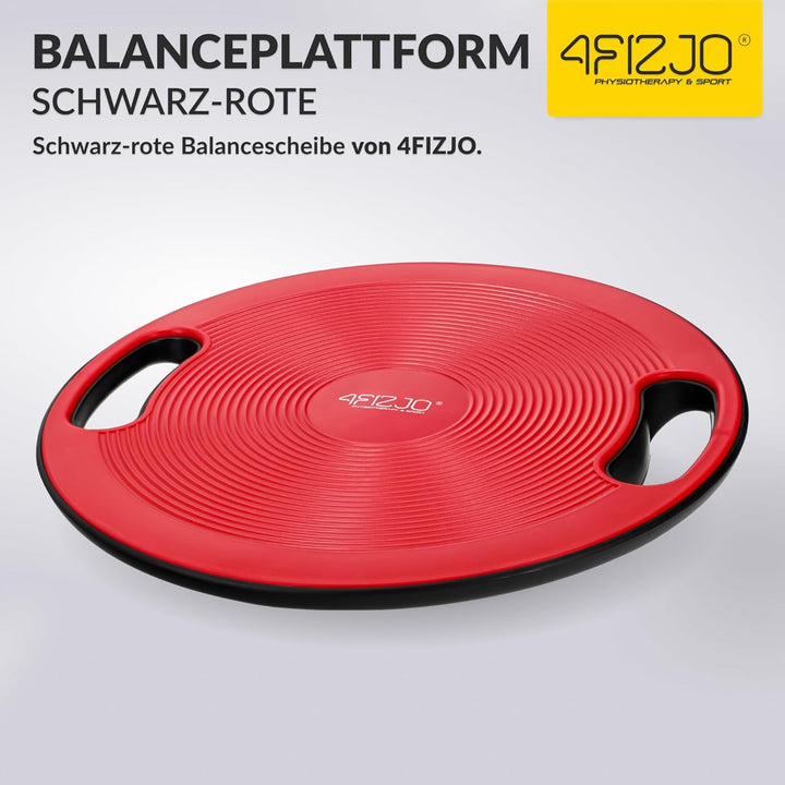 Balance Board 40cm, Wackelbrett mit Griffen, Gleichgewichtsboard, Therapiekreisel Physiotherapie, fü