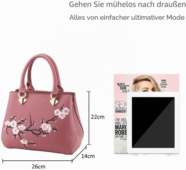 NICOLE&amp;DORIS Elegant Freizeit Schön Damen Handtaschen Umhängetasche Damenhandtaschen Henkeltaschen S