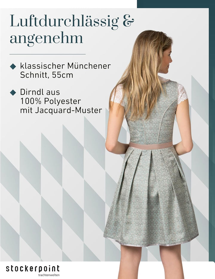 Stockerpoint Damen Shila Kleid 38 Mint, 38 Mint