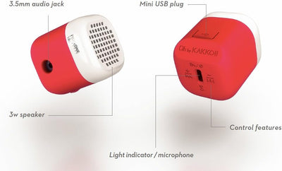 Pantone by KAKKOii 15406 Bluetooth Micro Lautsprecher caviar, Caviar