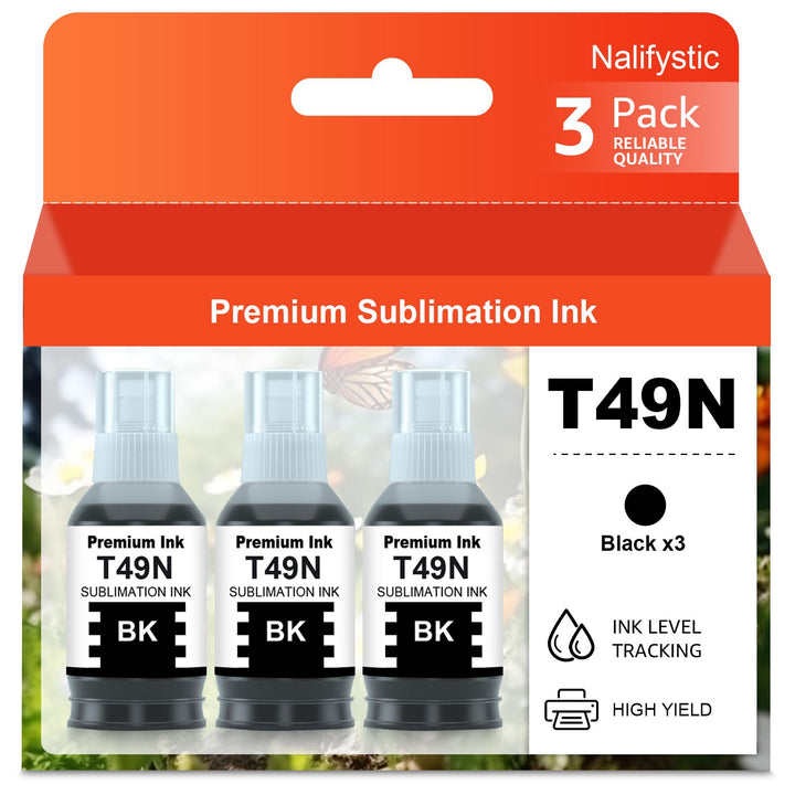 T49N1 Premium Sublimation Compatible Color Bulk Water Based Bottle Refill Ink for SureColor SC-F100