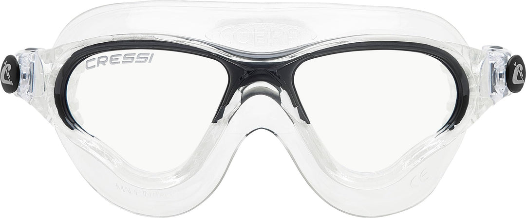 Cressi Swim Schwimmbrille Cobra Einheitsgrösse Schwarz, Einheitsgrösse Schwarz