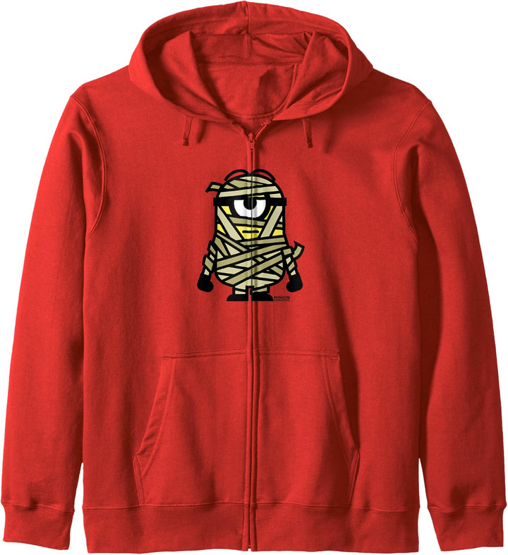 Despicable Me Minions Stuart Halloween Mummy Cartoon Kapuzenjacke