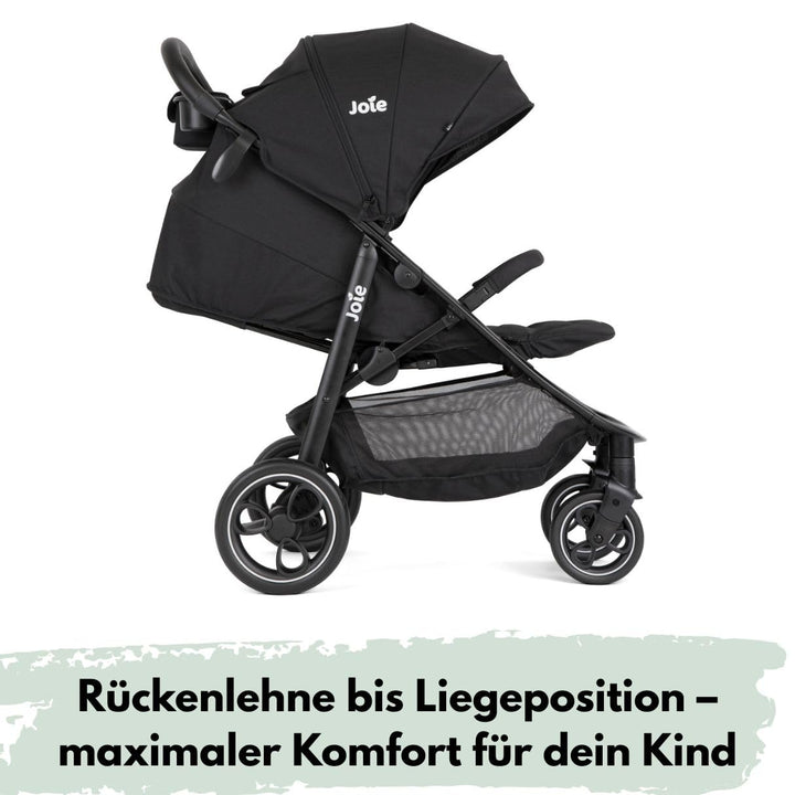 Joie Litetrax Buggy Set mit Thermo-Fusssack | Komfortabler Sportwagen für Stadt & Gelände, Flex-Fede