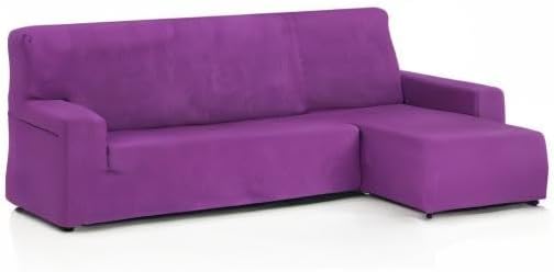 Martina Home - Sofabezug für Chaise Longue, Modell Túnez, Stoff, Lila (Cardenal), kurzes Eckteil rec