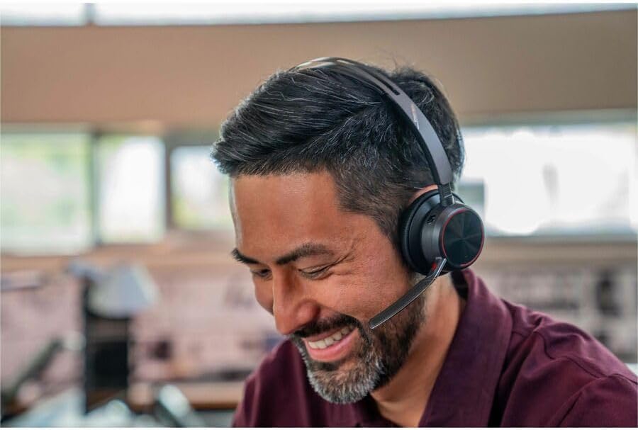 HP Poly Voyager Focus 2 USB-C Headset + USB-C/A Adapter