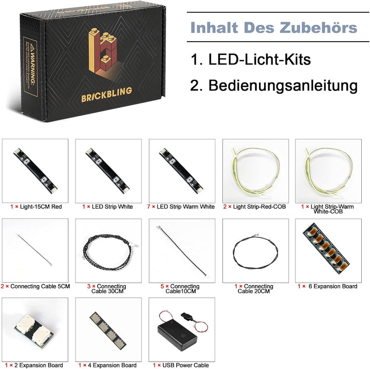 BrickBling Led Licht Set Kompatibel mit Lego Ducati Panigale V4 S Motorcycle 42202 (Kein Modell), De