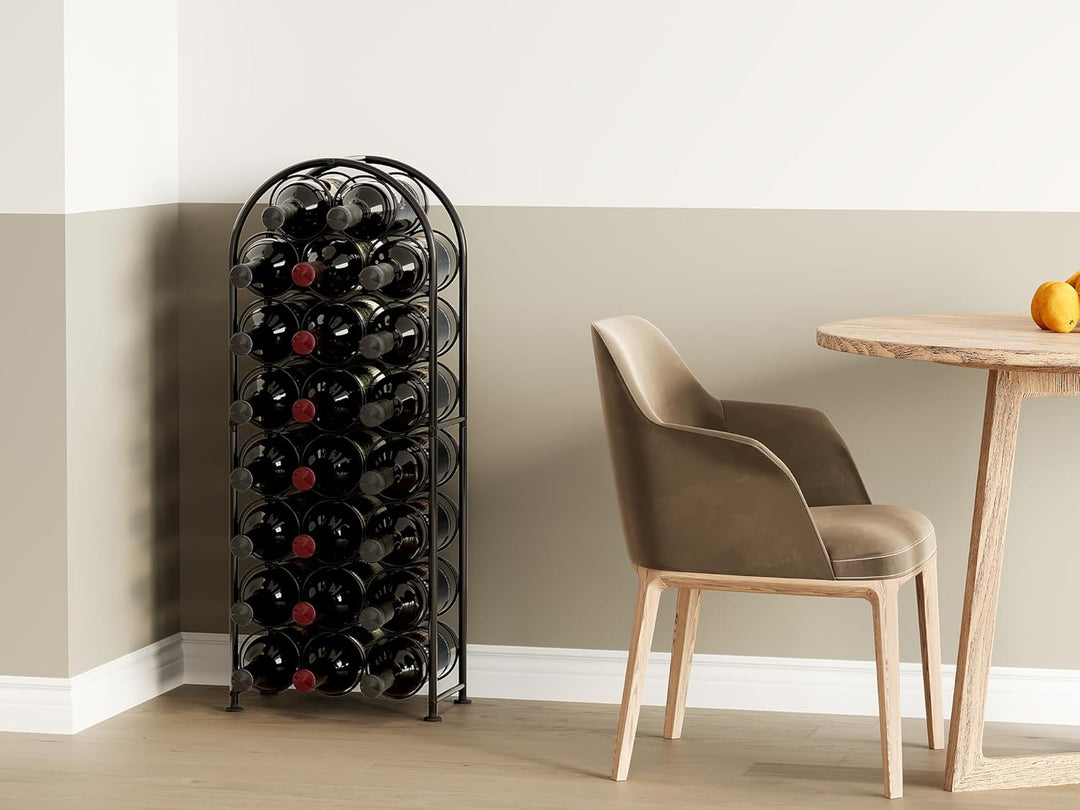 EasyPAG Metall 23 Flaschen Weinregal Freistehend Weinhalter Weinablage Weinständer Wein Halterung We