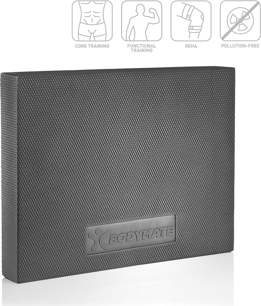 BODYMATE Balance Pad mittel-Harte oder extra-weiche Varianten für Anfänger, Reha, Freizeit- und Prof