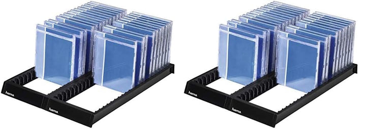 Hama CD Ständer Archivierungssystem (für 44 CD-Leerhüllen, CD Rack zur Aufbewahrung, Organizer rutsc