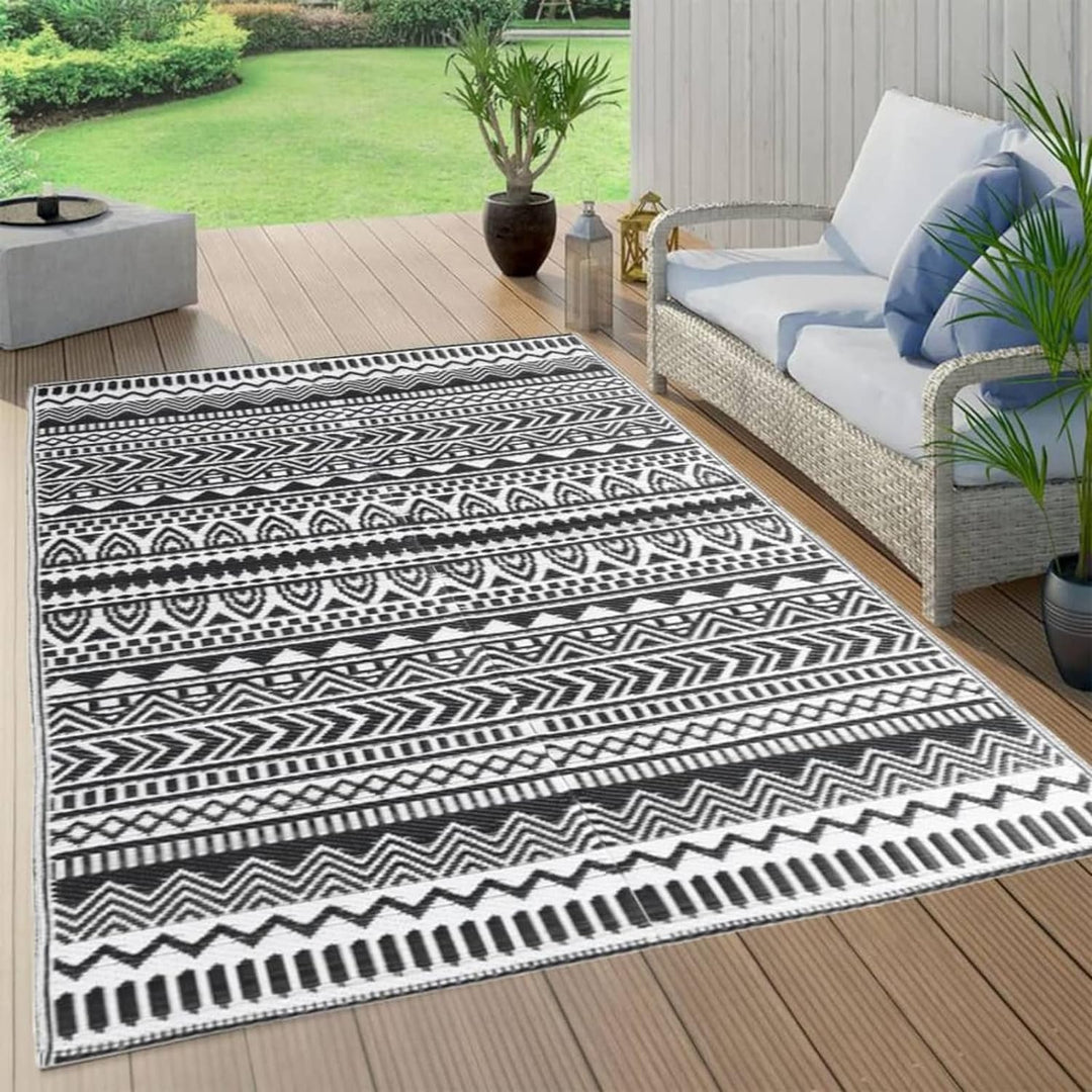 Gecheer Outdoor-Teppich Aussenteppich Kunststoff-Teppich Campingteppich Wohnwagen Terrasse Camping T