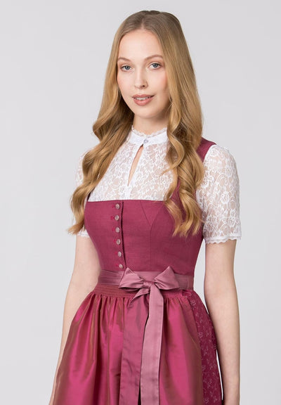 Stockerpoint Damen Dirndl Viano Kleid für besondere Anlässe 34 Beere, 34 Beere