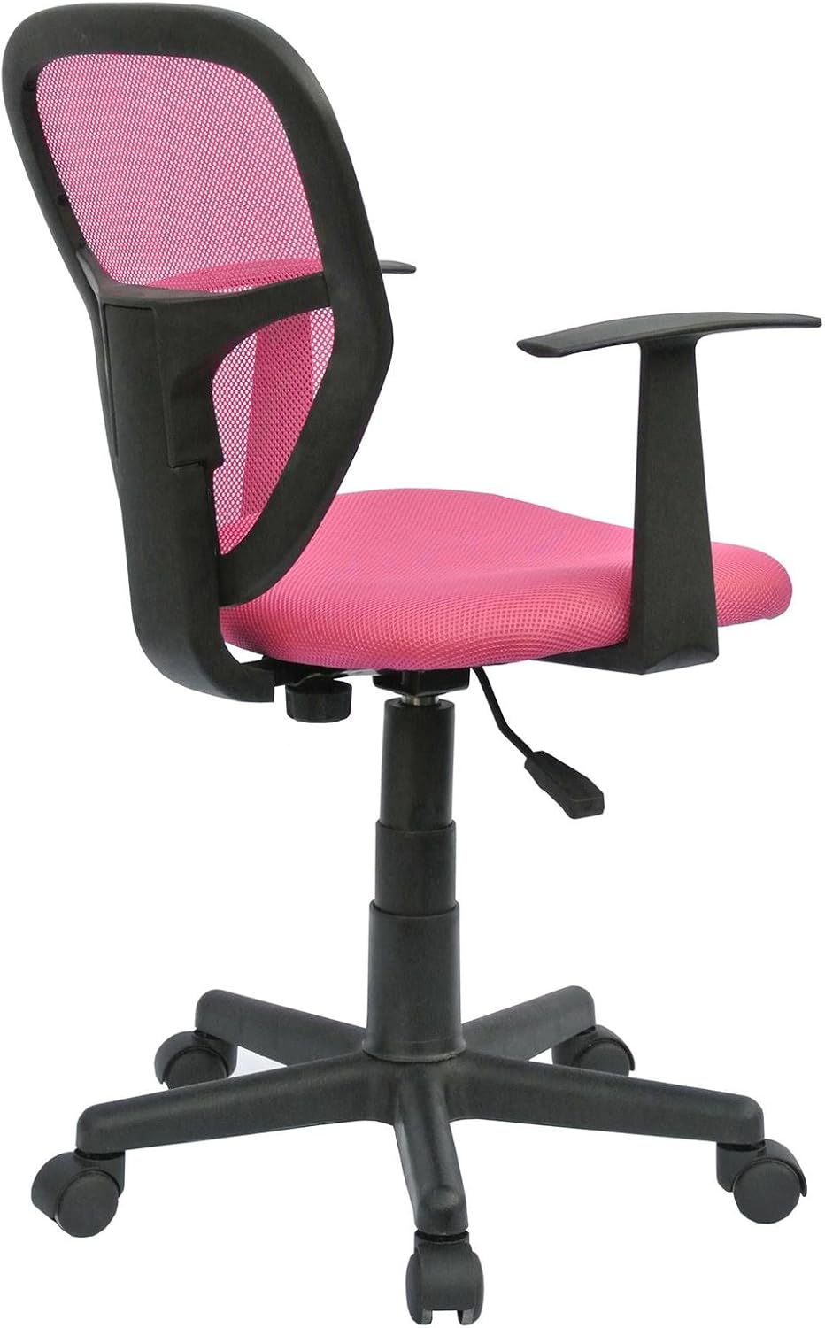 CARO-Möbel Schreibtischstuhl Kinderdrehstuhl Bürostuhl Drehstuhl Studio in pink rosa mit Armlehnen,