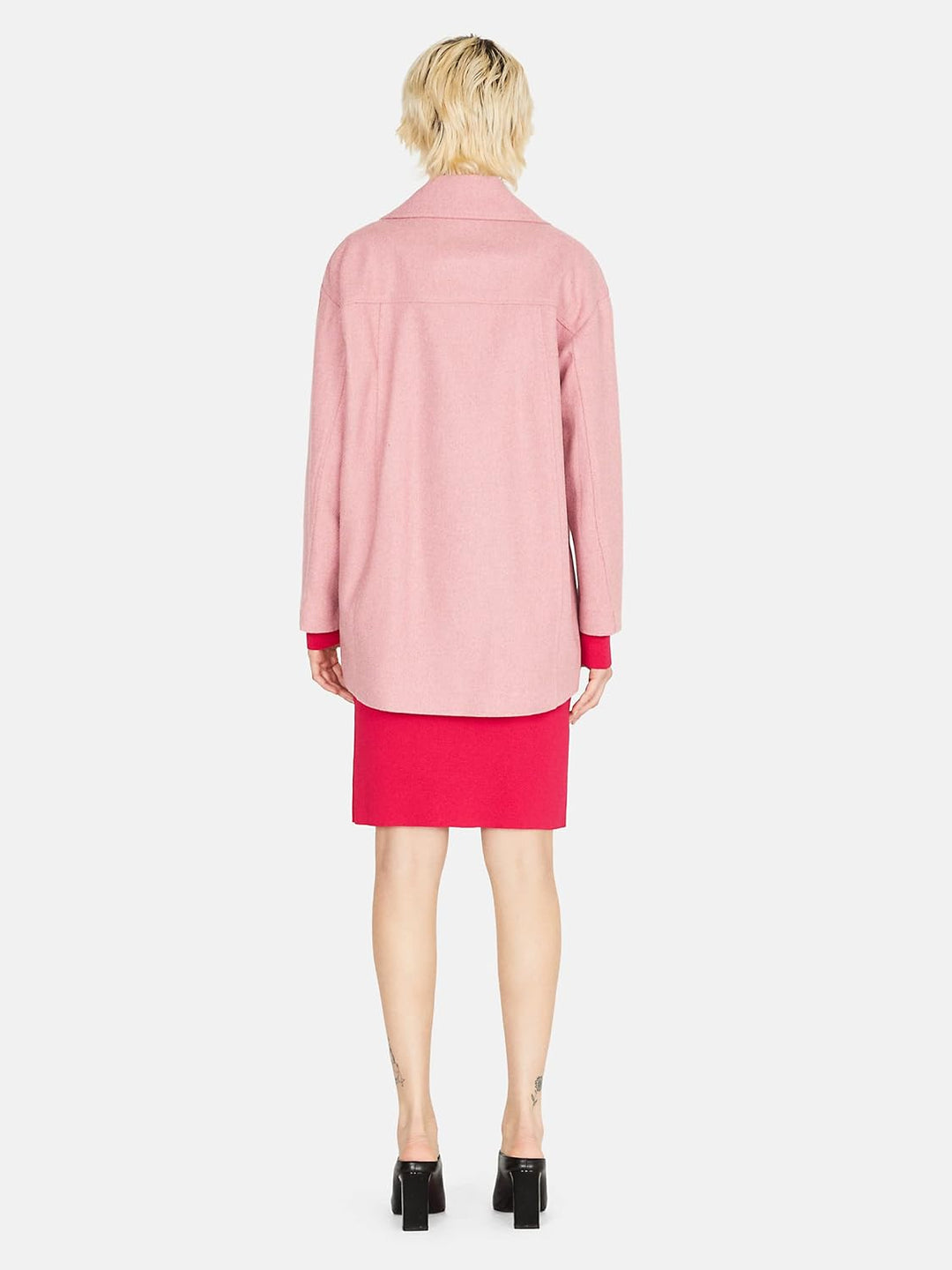SISLEY Damen Dress Coat 42 Pink 90k, 42 Pink 90k