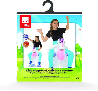 Kids Piggyback Unicorn Costume