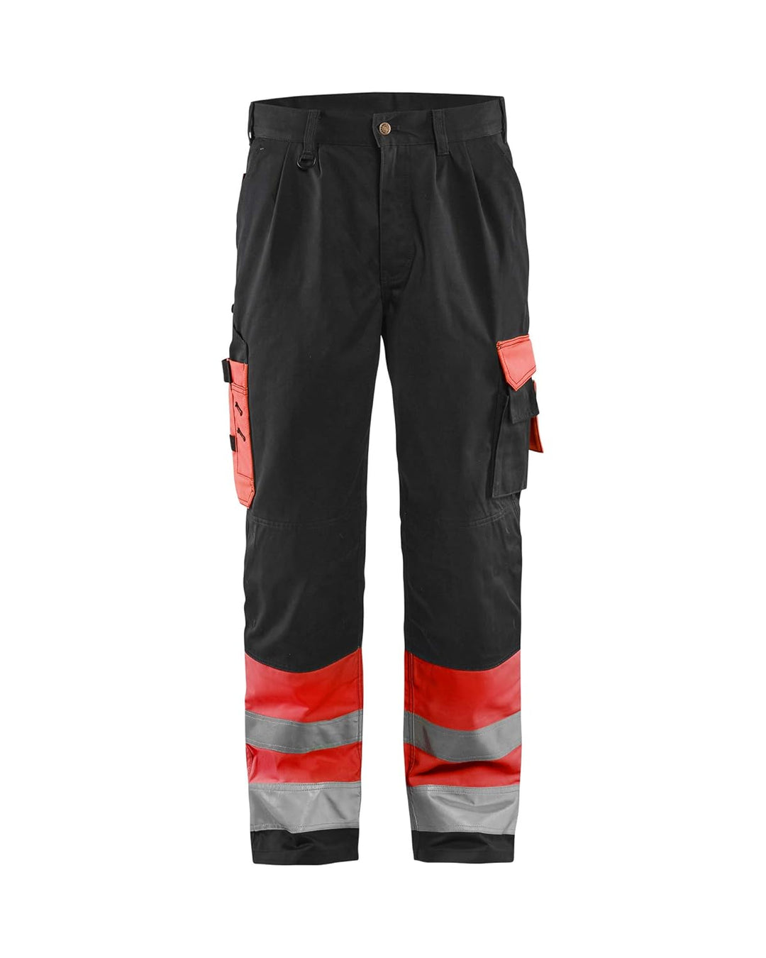 Blaklader 15841860 Hose mit hoher Sichtbarkeit, Rot/Schwarz, grootte C52 C52 Black / Red, C52 Black