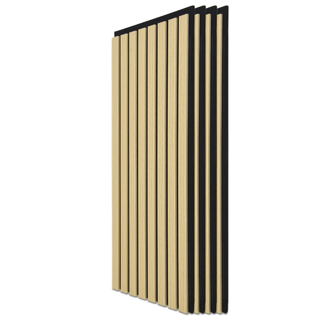 Art3d 20 Stück Akustikpaneele Eiche 3D Wand | Schalldämmend & Schallabsorber | Holzfurnier mit Filzr