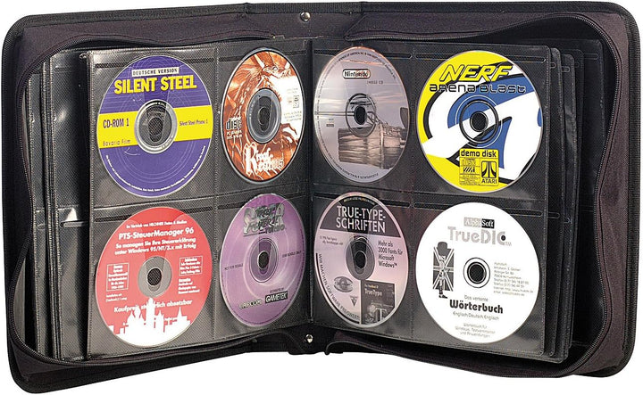 Xcase DVD Mappe: CD/DVD/BD-Tasche für 240 CD/DVD/BDs (DVD Aufbewahrung, CD Sammelmappe, Koffer Organ