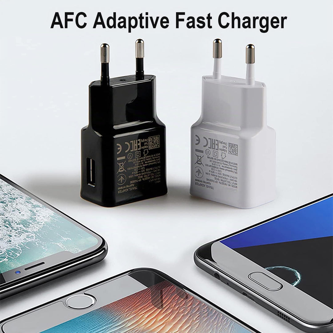 2er Pack USB C Ladegerät mit Ladekabel 1,5m für Samsung Galaxy S22 S21 S20 S8+ S9+ S10+ S10e S9 S8 A