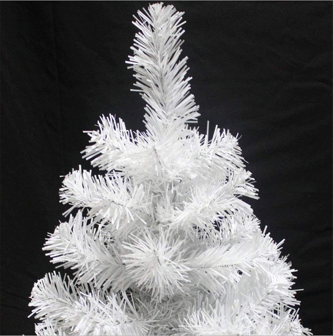 2ft 60cm Künstlicher Weihnachtsbaum Christbaum Tannenbaum mit KunststoffStänder (Weiss), Weiss