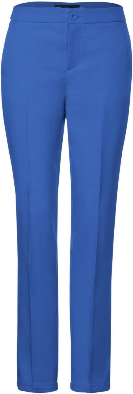 Street One Damen Loose Fit Twillhose 36W / 30L Fresh Intense Gentle Blue, 36W / 30L Fresh Intense Ge