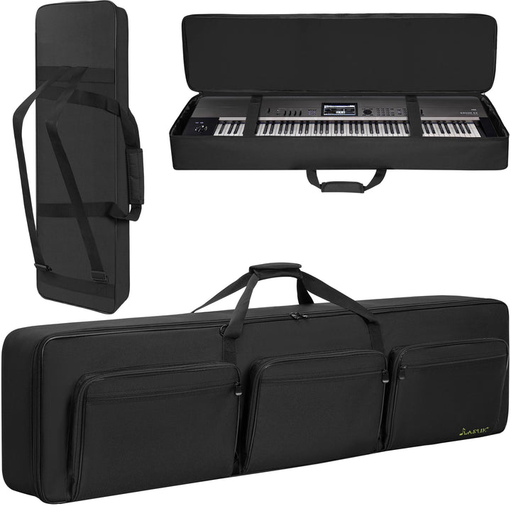 FREEAMG 88 Key Keyboard Tasche, Robuste 600D Oxford Keyboardtasche 88 Tasten mit 10 mm Polsterung, K