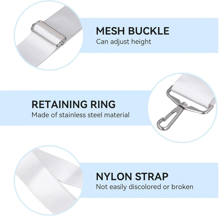 VGEBY Tennisnetzgurt, Tennisnetz-Mittelgurt, Verstellbare Tennisnetz-Mittelgurte, Edelstahlschnalle