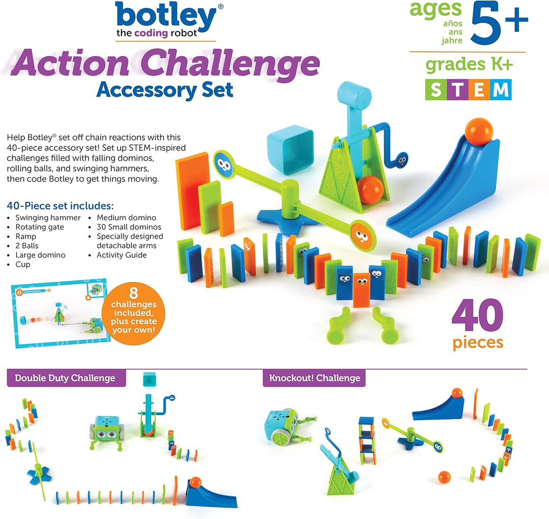 Learning Resources Botley Aktion-Ergänzungsset, Ab 5 Jahren, Zubehör für programmierbare Roboter, Fö