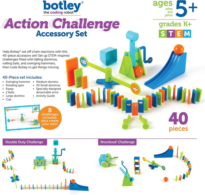Learning Resources Botley Aktion-Ergänzungsset, Ab 5 Jahren, Zubehör für programmierbare Roboter, Fö