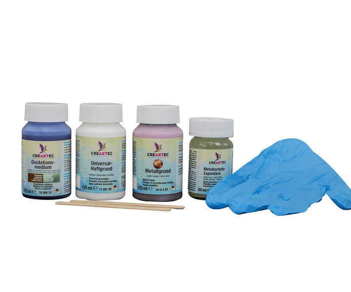 CREARTEC - Rost-Effekt-Set - Starter Set - zum Dekorieren von Gegenständen mit einer oxidierten Eise