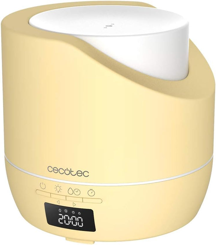 Cecotec PureAroma 500 Smart SunLight Aromadiffusor. Kapazität 500ml, LED-Anzeige, 12h Timer, Wecker,
