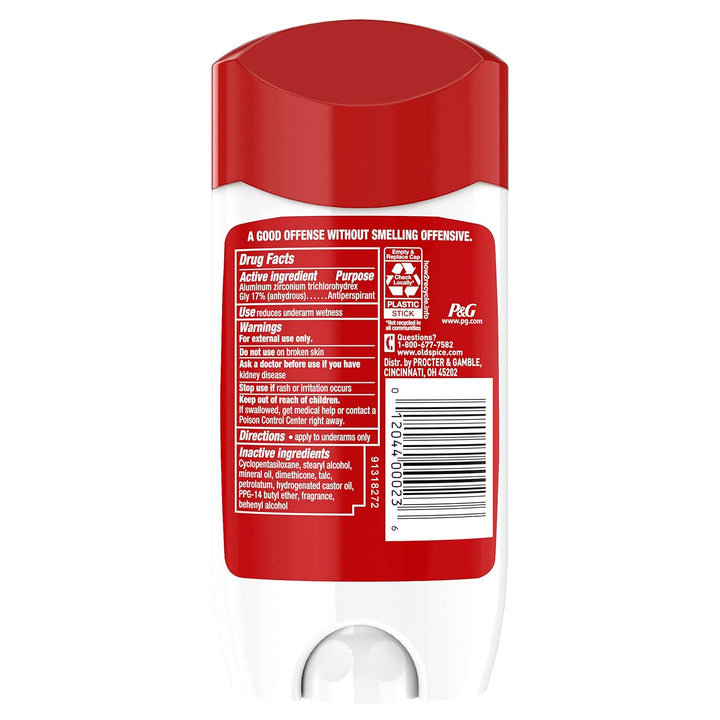 Old Spice High Endurance, Original Scent Men's Anti-Perspirant & Deodorant 3 Oz (Pack of 6) by Old S